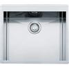 Franke PRONTA CONSEGNA - Franke Lavello una vasca Planar Incasso Semifilo/Filotop PPX 210-58 TL 127.0203.469 finitura inox satinato da 58x51,2 cm