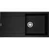 Franke: Lavello una vasca con gocciolatoio Maris MRG 611-L 114.0157.482 finitura fragranite nero da 97x50 cm