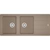 Franke PRONTA CONSEGNA - Franke Lavello due vasche con gocciolatoio Boston BFG 621 114.0490.339 finitura fragranite oyster da 116x50 cm
