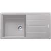 Franke Lavello una vasca con gocciolatoio Boston BFG 611-97 114.0276.118 finitura fragranite alluminio da 97x50 cm