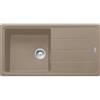 Franke Lavello una vasca con gocciolatoio Boston BFG 611-97 114.0490.336 finitura fragranite oyster da 97x50 cm