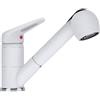 Franke: Miscelatore monocomando Novara Plus Doccia 115.0470.669 finitura bianco