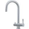 Franke PRONTA CONSEGNA - Franke Miscelatore a tripla via bicomando Eos Clear 120.0179.979 finitura inox satinato