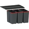 Franke Unità raccolta differenziata Easysort 600-1-4 121.0494.194 da 60 cm (5 bidoni)