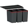 Franke Unità raccolta differenziata Easysort 600-3-0 121.0494.192 da 60 cm (3 bidoni)