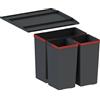 Franke PRONTA CONSEGNA - Franke Unità raccolta differenziata Easysort 450-1-2 121.0494.150 da 45 cm (3 bidoni)