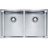 Franke PRONTA CONSEGNA - Franke: Lavello due vasche Franke: Box BXX 220 34-34/120 34-34 127.0370.188 finitura inox satinato da 74x45 cm