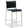 Connubia Sgabello Air CB57 con struttura in metallo e seduta in tessuto sintetico net da h. 96.5 cm - IN PROMOZIONE CON VOUCHER