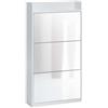 Maconi Scarpiera Family 868 in legno con specchio da 18 paia serie Shoe Holder collection - profondita' 26 cm