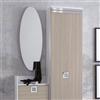 Maconi Specchiera ovale Family 267 da 50 cm e h. 90 cm