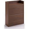 Maconi Scarpiera Family 875 in legno da 6 paia serie Shoe Holder collection - profondita' 17 cm