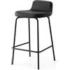 Connubia Sgabello Riley CB2110-MTO con struttura in metallo e seduta a scelta da h. 80 cm