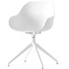 Connubia Sedia girevole Academy CB2146 180 con struttura in alluminio e seduta a scelta - Con braccioli - IN PROMOZIONE CON VOUCHER