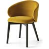 Connubia Sedia Tuka CB2117 con struttura in faggio e seduta a scelta - Con braccioli - IN PROMOZIONE CON VOUCHER