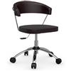 Connubia Sedia Home Office girevole New York CB624 con struttura in metallo e seduta in tessuto sintetico ekos - Con braccioli