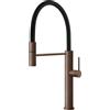 Gessi Miscelatore semi pro monocomando con doccetta estraibile Kitchen 60010 708 finitura Copper Brushed - IN PROMOZIONE FINO AL 15/06