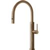 Gessi Miscelatore monocomando con doccetta estraibile Kitchen Cesello 60026 726 finitura Warm Bronze Brushed