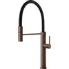 Gessi Miscelatore semi pro monocomando con doccetta estraibile Kitchen Meccanica 60012 708 finitura Copper Brushed - IN PROMOZIONE FINO AL 15/06