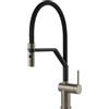 Gessi PRONTA CONSEGNA - Gessi Miscelatore semi pro monocomando con doccetta estraibile Inedito Collection 60429 149 finitura Finox - IN PROMOZIONE FINO AL 15/06