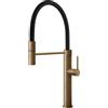 Gessi Miscelatore semi pro monocomando con doccetta estraibile Kitchen Meccanica 60012 726 finitura Warm Bronze Brushed - IN PROMOZIONE FINO AL 15/06
