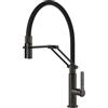 Gessi Miscelatore semi pro monocomando con doccetta estraibile Officine - Gessi 60055 707 finitura Black Metal Brushed - IN PROMOZIONE FINO AL 15/06