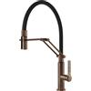 Gessi Miscelatore semi pro monocomando con doccetta estraibile Officine - Gessi 60055 708 finitura Copper Brushed - IN PROMOZIONE FINO AL 15/06