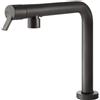 Gessi PRONTA CONSEGNA - Gessi Miscelatore monocomando abbattibile Su and Giù Collection 60071 707 finitura Black Metal Brushed