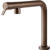 Gessi PRONTA CONSEGNA - Gessi Miscelatore monocomando abbattibile Su and Giù Collection 60071 708 finitura Copper Brushed
