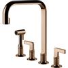 Gessi Miscelatore a 4 fori Inciso Collection 58703 030 finitura Copper - IN PROMOZIONE FINO AL 28/09
