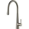 Gessi Miscelatore monocomando con doccetta estraibile Just 20577 149 finitura finox