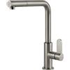 Gessi Miscelatore monocomando con doccetta estraibile Acciaio Collection 60537 239 finitura Steel Brushed - IN PROMOZIONE FINO AL 15/06