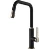 Gessi Miscelatore monocomando con doccetta estraibile Officine - Gessi 60053 599 finitura Finox / Matte Black - IN PROMOZIONE FINO AL 15/06