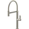 Gessi Miscelatore semi pro monocomando con doccetta estraibile Helium Collection 50009 149 finitura Finox
