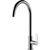 Gessi PRONTA CONSEGNA - Gessi Miscelatore monocomando Helium Collection 60075 031 finitura hromeFinox