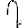 Gessi PRONTA CONSEGNA - Gessi Miscelatore monocomando con doccetta estraibile Helium Collection 60077 031 finitura cromato