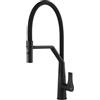 Gessi Miscelatore semi pro monocomando con doccetta estraibile Proton Collection 17191 299 finitura Matte Black