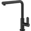 Gessi PRONTA CONSEGNA - Gessi Miscelatore monocomando con doccetta estraibile Helium Collection 50103 299 finitura Matte Black - IN PROMOZIONE FINO AL 15/06