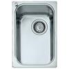 Alpes Vasca semifilo VF 431-D in acciaio inox da 31x46 cm