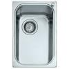 Alpes Vasca semifilo VF 431-S in acciaio inox da 31x46 cm