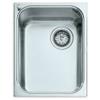 Alpes Vasca semifilo VF 436-D in acciaio inox da 36x46 cm