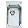 Alpes Vasca semifilo VF 531-S in acciaio inox da 31x51 cm