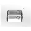 Alpes Vasca sottotop VS 40/40-D in acciaio inox da 45x45 cm