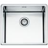 Alpes Vasca sottotop VSR 50 in acciaio inox da 53x43 cm
