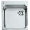 Alpes Vasca semifilo VF 546-D in acciaio inox da 46x51 cm