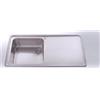 Alpes Lavello semifilo 87/1V1SL con gocciolatoio a destra in acciaio inox da 87x51 cm