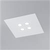 Icone Minitallux Plafoniera a LED SWING4 in diverse finiture by Icone Luce