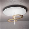 Icone Minitallux Plafoniera a LED Hula Hoop P2 in diverse finiture by Icone Luce