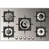Fulgor Milano Fulgor Piano cottura a gas FSH 775 G DWK XX finitura acciaio inox da 77 cm