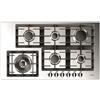 Fulgor Milano Fulgor Piano cottura a gas QH 906 G WK X finitura acciaio inox da 91 cm