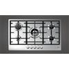 Fulgor Milano Fulgor Piano cottura a gas CPH 905 G WK X finitura acciaio inox da 86 cm